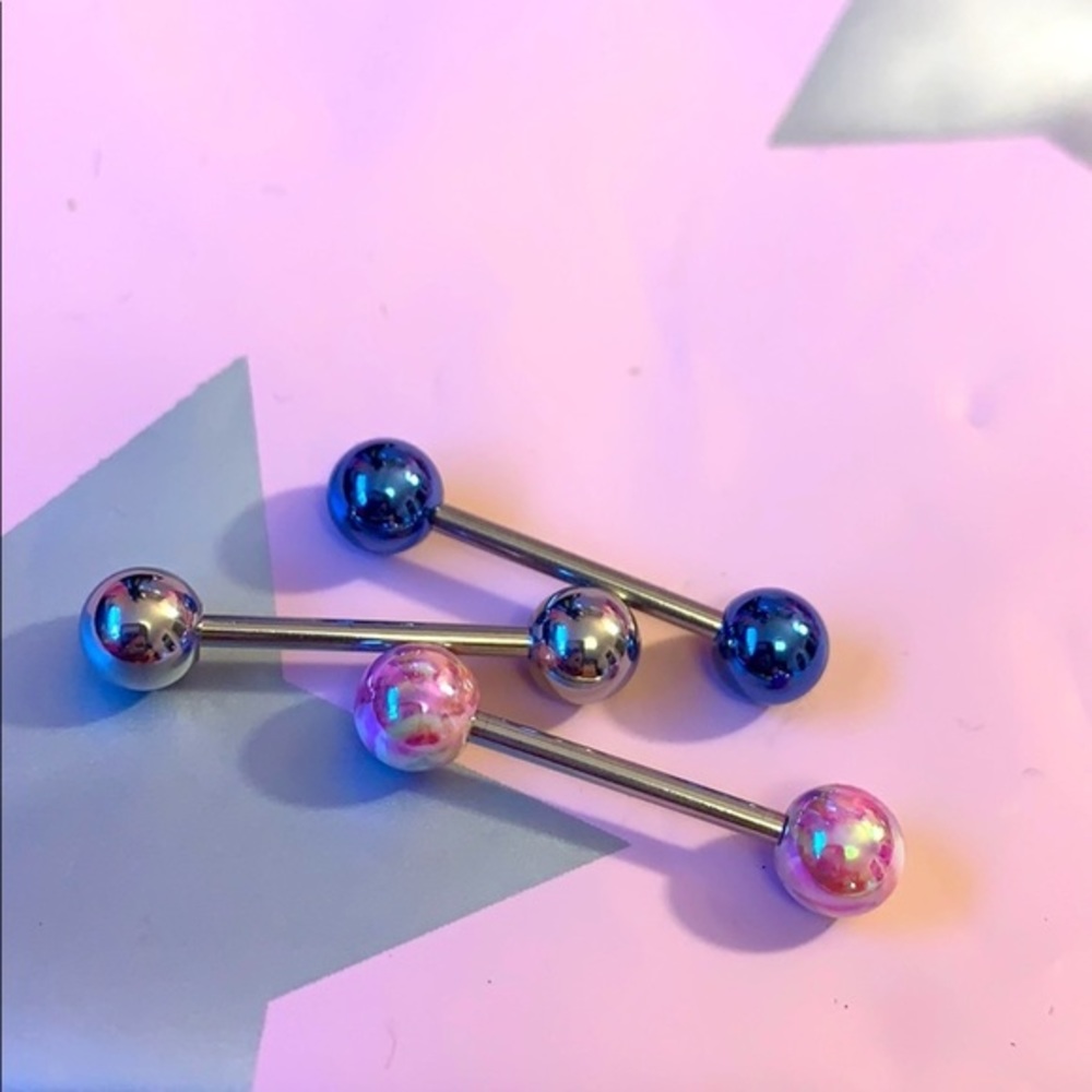 🎁 3 Tongue 👅 Rings! EUC!!